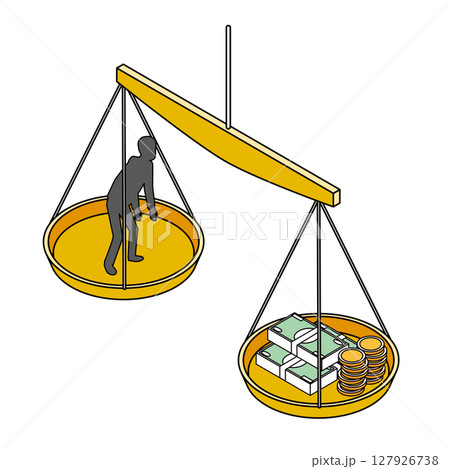 命の重さとお金 127926738