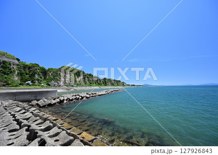 かっこいい江口浜海浜公園の景色 かっこいい江口浜海浜公園の景色 127926843