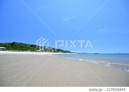 江口浜海浜公園の海水浴場 江口浜海浜公園の海水浴場 127926845