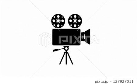 映写機とフィルムのイラスト素材 [127927011] - PIXTA