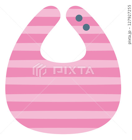 ベビー用のかわいいよだれ掛けのイメージイラスト ベビー用のかわいいよだれ掛けのイメージイラスト 127927255