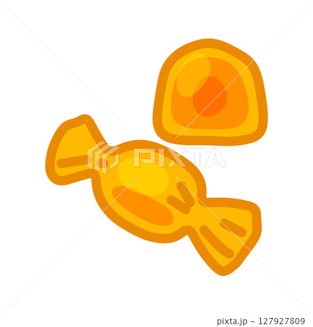 Yellow Candy Sweet Illustration Yellow Candy Sweet Illustration 127927809