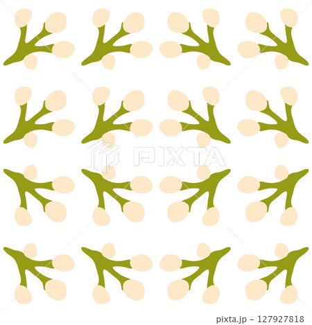 Seamless Botanical Berry Pattern 127927818