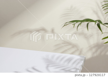 Minimal Natural Light and Shadow Composition for Lifestyle and Background Use. Minimal Natural Light and Shadow Composition for Lifestyle and Background Use. 127928117