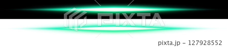 緑色の発光フレア(透明背景と黒背景) 緑色の発光フレア(透明背景と黒背景) 127928552