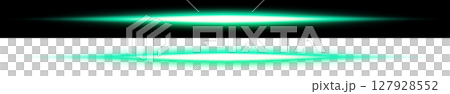 Green luminous flare (transparent and black background) 127928552