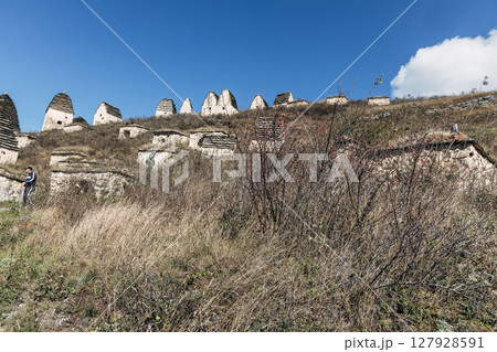 Ancient Dargavs. City of the Dead, North Ossetia-Alania, Russia Ancient Dargavs. City of the Dead, North Ossetia-Alania, Russia 127928591