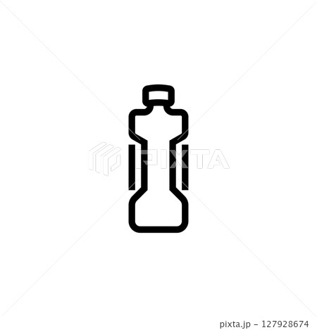 Drink water bottle logo design 127928674