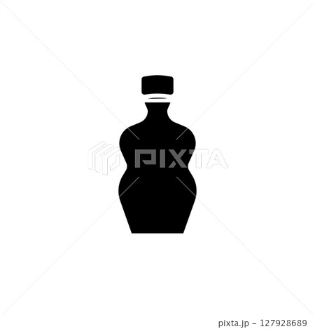 Drink water bottle logo design 127928689