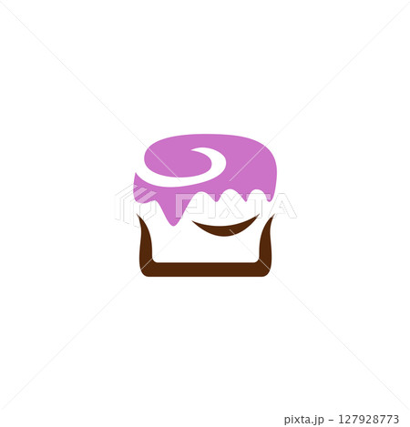 Sweet bakery cake logo design Sweet bakery cake logo design 127928773