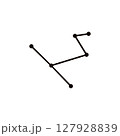 Astrology zodiac star line logo design 127928839