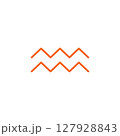 Astrology zodiac star line logo design 127928843