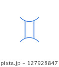 Astrology zodiac star line logo design 127928847