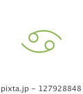 Astrology zodiac star line logo design 127928848