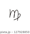 Astrology zodiac star line logo design 127928850