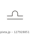 Astrology zodiac star line logo design 127928851