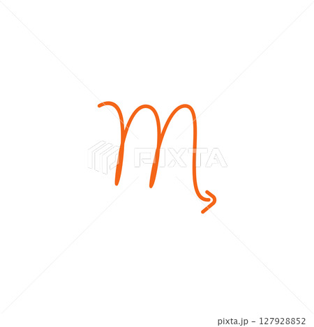 Astrology zodiac star line logo design 127928852