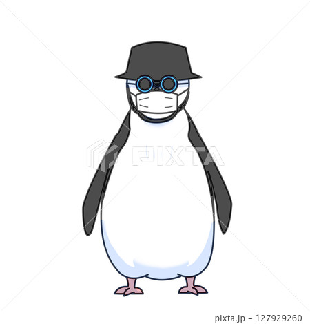 変装しているペンギン 変装しているペンギン 127929260