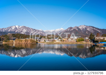 『南地神池（通称 じじ池）』冬景色　三重県四日市市水沢町 127930796