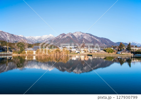 『南地神池(通称 じじ池)』冬景色 三重県四日市市水沢町 『南地神池(通称 じじ池)』冬景色 三重県四日市市水沢町 127930799