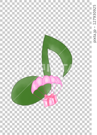 帶降落傘的音符 127930925