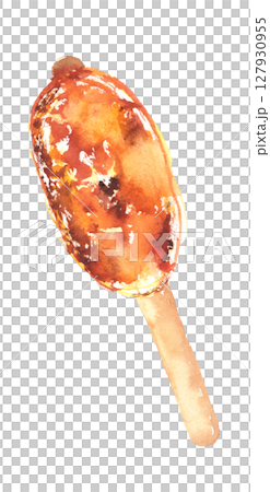 五平餅の水彩イラスト 五平餅の水彩イラスト 127930955