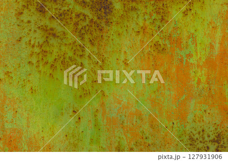 Rusty metal surface with weathered texture outdoors Rusty metal surface with weathered texture outdoors 127931906