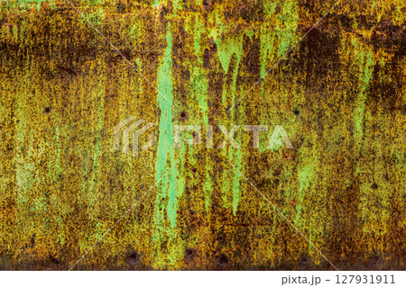 Rusty metal surface with corrosion texture outdoors Rusty metal surface with corrosion texture outdoors 127931911