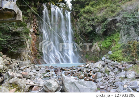 丸尾滝　鹿児島　滝　温泉滝 127932806