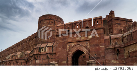 インド・アグラ城塞（レッド・フォート）/ Agra Fort (Lal Qila), India 127933065