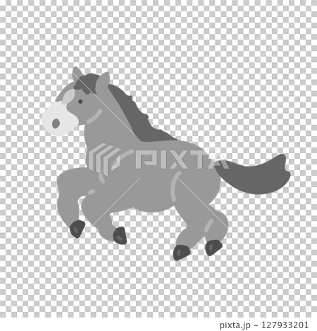 馬　イラスト 127933201