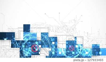 Abstract background. Scientific and technological concept. Square art. Vector Abstract background. Scientific and technological concept. Square art. Vector 127933493