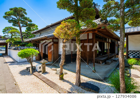 福岡県　八女市福島の町並み　旧木下家住宅 127934086