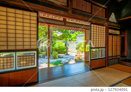 福岡県 八女市福島の町並み 旧木下家住宅 福岡県 八女市福島の町並み 旧木下家住宅 127934091