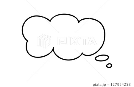 Speech blank cloud bubble vector ideal for creating dialogue, questions, or exclamations in comics, social media, or educational materials Speech blank cloud bubble vector ideal for creating dialogue, questions, or exclamations in comics, social media, or educational materials 127934258