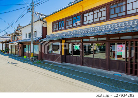福岡県　八女市福島の町並み 127934292