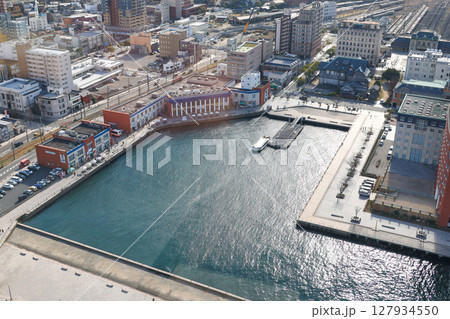 福岡県 北九州市 門司港レトロ展望室からの眺め 海峡プラザ 福岡県 北九州市 門司港レトロ展望室からの眺め 海峡プラザ 127934550