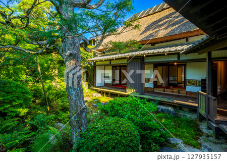 福岡県　甘木市　秋月の町並み 127935157