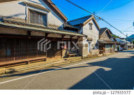 福岡県　甘木市　秋月の町並み 127935577