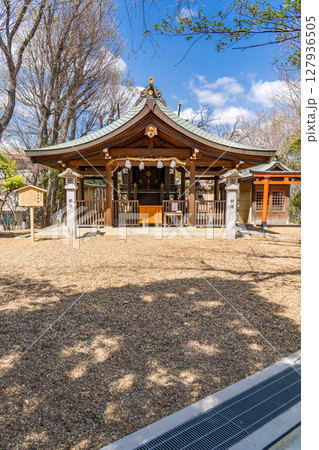 西国街道の神社群（西宮）を鎮守する廣田神社　摂社　境外社　名次神社（なつぎ神社）万葉集で詠われた 127936505