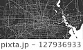 Layered editable vector illustration outline of Houston, United States. 127936933