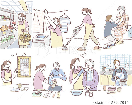 介護、福祉系のお仕事(買い物、ストーマパウチ交換、掃除、洗濯、調理、生活援助、お薬管理など) 127937014