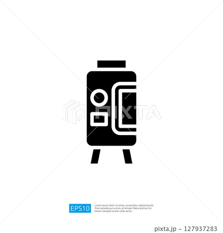 Stylish Kitchen Appliance Icon with Modern Design and Utility Features for Home Use in Contemporary Interiors 127937283