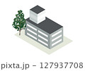 イラスト素材｜アイソメトリック_建物03 127937708