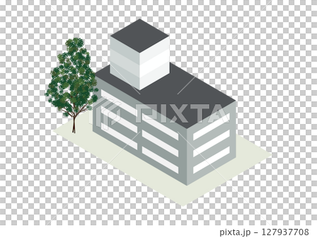 Illustration material | Isometric building 03 127937708