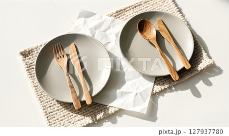 set of vintage spoons 127937780