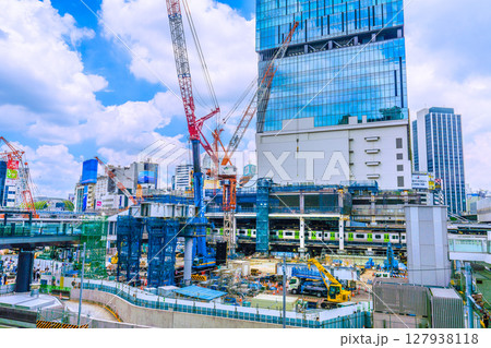 日本の東京都市景観 6月27日。新橋脚出現!…完全消滅、さよなら渋谷駅西口。中央のビルも完全に解体… 日本の東京都市景観 6月27日。新橋脚出現!…完全消滅、さよなら渋谷駅西口。中央のビルも完全に解体… 127938118