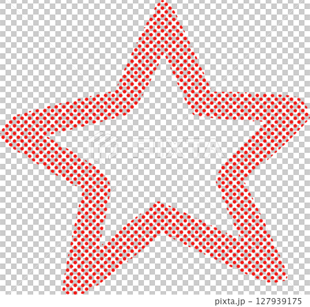 手繪紅點星圖 127939175