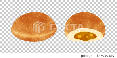 咖哩麵包 127939485