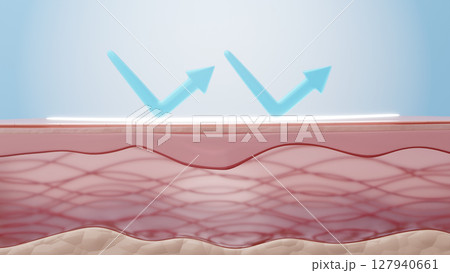 日焼け止め 紫外線と大気汚染をブロックするバリア機能 CG 日焼け止め 紫外線と大気汚染をブロックするバリア機能 CG 127940661